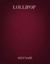 Lollipop SSAA choral sheet music cover